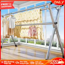 ONLY Giàn Phơi Quần Áo  Sào Treo Đồ Thông Minh Gấp Gọn Giá Treo Đồ Cao Cấp