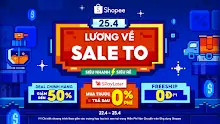 Shopee 25.5 Lương Về Sale To – SVIP Giảm 20%, SPayLater 0% & Freeship