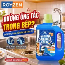 [Mã Giảm Giá] Bột Thông Cống ROYZEN 500ml Phân Hủy Tóc, Dầu Mỡ, Thức Ăn Thừa - Giải Pháp Cho Ống Thoát Nước Bị Tắc, Chảy Chậm
