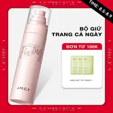 【8.8 MEGA SALE】JMCY Setting Spray 100ML Kiểm soát dầu và lâu trôi để trang điểm không tì vết Một bình xịt cài đặt đẹp khô ngay lập tức trong 3 giây. Trang điểm kéo dài đến 24 giờ