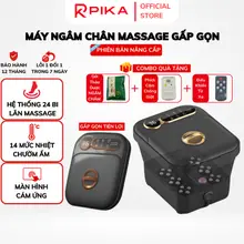 Bồn Ngâm Chân Massage DELAX Gấp Gọn, 24 Bi Lăn,14 Mức Nhiệt, Thư Giãn, An Toàn Chống Giật BNC02