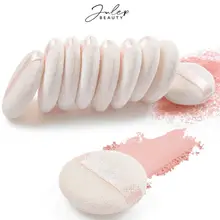 Bông dặm phấn phủ, phấn nền mút tròn dày dụng cụ trang điểm, màu da, size 8cm