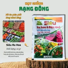 Phân Bón Siêu Ra Hoa, Đậu Quả Nông Trang (Gói 20gr) Kích ra hoa, dưỡng trái - Hạt giống Rạng Đông