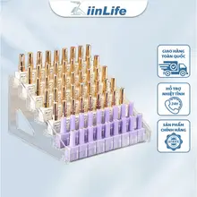 ZiinLife Kệ Đựng Mỹ Phẩm Acrylic Nhiều Tầng Trong Suốt - Cho Son Môi, Phấn Mắt, Dụng Cụ Trang Điểm, Sơn Móng Tay
