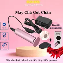 Máy Chà Gót Chân Cao Cấp EVA SPA, Dụng Cụ Chà Gót Chân Dùng Cho Tiệm Nail, Spa & Tại Nhà- Tặng 60 miếng nhám chà