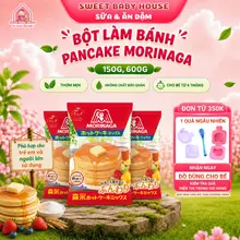 Bột pancake Morinaga Nhật Bản 600g bột hotcake cho bé ăn dặm - Sweet baby house