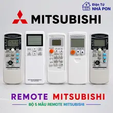 Remote Máy Lạnh Mitsubishi Đa Năng| Điều Khiển Điều Hòa Mitsubishi| Tặng 2 Pin AAA