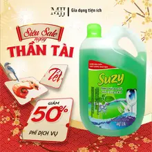 Nước rửa chén bát SUZY 4Kg -thành phần HỮU CƠ, chất lượng NHẬT BẢN