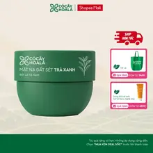 [SẢN PHẨM MỚI] Mặt nạ đất sét trà xanh Cỏ Cây Hoa Lá 120g Làm Sạch Sâu Giảm Dầu Thừa Và Tế Bào Chết