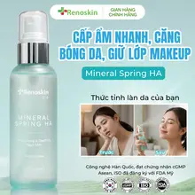Xịt Khoáng Renoskin Mineral Spring HA ,Xịt Khoáng Nha Đam Cấp Ẩm Nhanh Căng Bóng Da