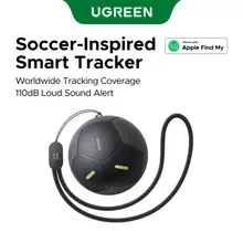 [Thiết kế bóng đá] Thiết kế bóng đá UGREEN FineTrack Chống mất Bluetooth5.0 Finder Tracker Finder IP68 Bộ định vị chống nước tương thích với iOS