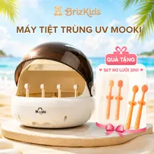 Máy Tiệt Trùng Bình Sữa Mooki BéBé, Máy Tiệt Trùng Sấy Khô Khử Khuẩn, Khoang Chứa 20L BH 24 Tháng MK004 - BrizKids