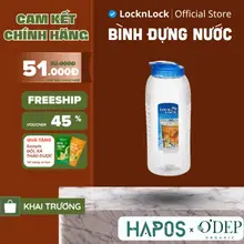 Bình đựng nước nhựa LocknLock PET an toàn dung tích 1.5L Chính hãng  HAP731  - HAPOS LOF