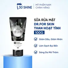 Sữa Rửa Mặt Cho Nam Sạch Dầu Nhờn Sáng Da Dr.FORSKIN Than Hoạt Tính 100g