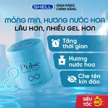 Hộp Tròn 10 Cái Bao Cao Su Shell Pulse Infinite Stealth Siêu Mỏng 0.03mm Hỗ Trợ Tăng Thời Gian