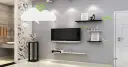 Chiêm ngưỡng mẫu kệ tivi treo tường đẹp, vạn người mê