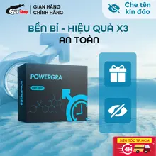Thực phẩm bảo vệ sức khỏe tăng cường sinh lý nam giới Powergra For Men - Hộp 8 viên