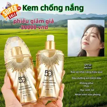 [Vận chuyển từ Việt Nam] Kem chống nắng làm trắng da SPF50 PA + + + Chống nắng hiệu quả Kiểm soát dầu dưỡng ẩm không phai màu Thích hợp cho nữ sinh viên và nhân viên văn phòng