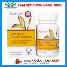 Viên Uống Loại Bỏ Nấm Candida Kolorex Gut Care Candia Balance