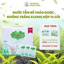 Nước Tắm Bé Thảo Dược Elemis Dạng Gói Tiện Lợi- Sạch Da, Hết Rôm Sảy, Hăm Da- 25 Gói/Hộp