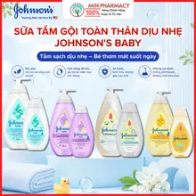 Sữa tắm gội toàn thân cho bé yêu Johnson's TOP TO TOE vàng - Minpharmacy