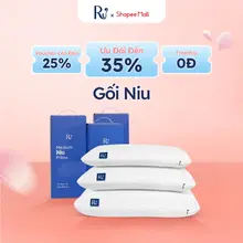 Gối Niu Ru9 | Memory Foam Êm Ái Nâng Đỡ | Giảm Đau Mỏi Cổ Vai Gáy | Thoáng Khí Vượt Trội | Kích Thước 40 x 60