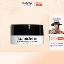 E67_ [SIZE MINI] Kem dưỡng Lumiderm vital niacinamide 20% cream hũ 5ml (Vỏ trắng)