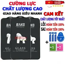 Kính Cường lực iphone full màn dành cho iphone 6/ 7/ 8 / X/ XS/ 11/ 12/ 13/ 14/ 15/ 16/ 17 / Pro/ Promax/ Plus KK BAIKO