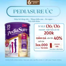 Sữa PediaSure Úc cho bé biếng ăn, sữa giúp trẻ tăng cân & cao lớn, 850g hàng chính hãng