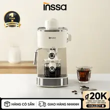 Inssa x Simplus Máy pha cà phê máy pha cà phê Ý nhỏ gọn bán tự động áp suất 5 Bar