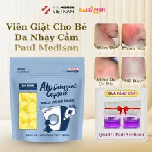[CHUYÊN BIỆT DA NHẠY CẢM] Viên Giặt Hàn Quốc PAUL MEDISON Dịu Nhẹ Cho Bé Phù Hợp Da Chàm Sữa, Chống Dị Ứng |Túi 40 Viên
