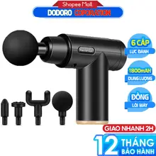 [BH 2NĂM] Máy mát xa cầm tay, máy massage DO720 toàn thân Với 4 Đầu Thay Thế 6 Cấp Độ BH 24 Tháng