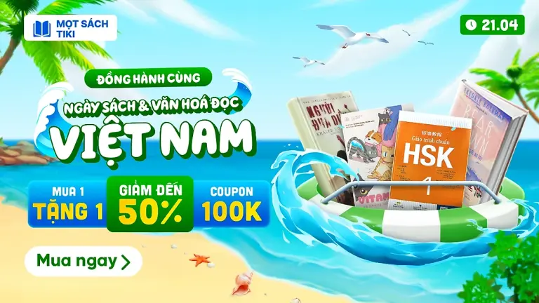 Tiki Mọt Sách 11.05 – Sale Sách & Văn Phòng Phẩm Giảm Sâu