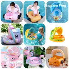 Phao bơi trẻ em có mái che nắng có thể tháo rời an toàn cho bé