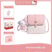 Túi Xách Nữ Mini Dễ Thương Phong Cách Hello Kitty Quà Tặng Bạn Gái Màu Hồng (Hộp quà)