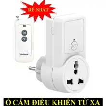 Ổ cắm điều khiển từ xa đa năng, bật tắt máy bơm, quạt, bóng đèn xuyên tường