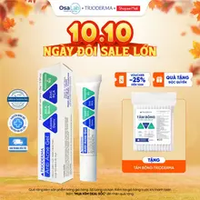 Combo Gel chấm Giảm Mụn + Miếng dán mụn Trioderma Anti Acne Gel 15g chính hãng