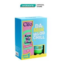 Combo Cléo (Kem Tẩy Lông Cho Da Nhạy Cảm 50g + Tẩy Tế Bào Chết Toàn Thân Bingsu Scrub Matcha 50g)