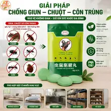AT88352-Túi 10 Viên Đuổi Chuột Băng Phiến, Viên Đuổi Chuột Siêu Mạnh, Viên Đuổi Chuột Thảo Dược An Toàn ,Đuổi Chuột