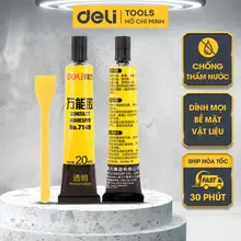 Keo Siêu Dính Đa Năng Deli - 7ml/ 20ml - Có Thể Dán Trên Mọi Bề Mặt - Phù Hợp Sửa Chữa, Ghép Nối - 7140/7149