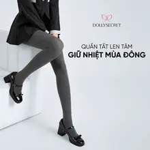 [KOL] Quần Tất Len Tăm OOTD Giữ Nhiệt DOLLYSECRET Công Nghệ Heattech T54