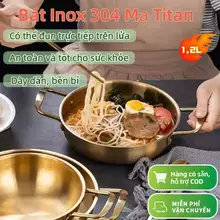 Bát Kiểu Hàn Quốc Bằng Inox, Tay Cầm Chống Bỏng, Dày Bền, Có Thể Trực Tiếp Làm Nóng