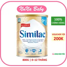 Sữa bột Similac 5G HMO Số 0+ 1+ 800g cho trẻ từ 0 - 12 tháng