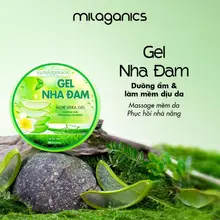 Gel nha đam MILAGANICS dưỡng ẩm body gel lô hội cấp ẩm chăm sóc da nhạy cảm 150gr