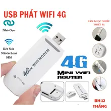 Bộ phát sóng wifi từ sim 4G HotSpot USB Modem ,USB phát Wifi 4G LTE từ Sim 4G, Dcom tốc độ 150Mps