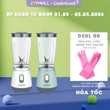 Máy xay sinh tố LocknLock 600ml Personal Blender EJM436 - Hàng chính hãng, nhỏ, gọn - JoyMall