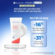 Sữa rửa mặt tạo bọt làm sạch sâu và dưỡng ẩm dành cho da dầu mụn AESTURA THERACNE365 Clear Deep Cleansing Foam 60g