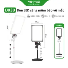 TNW DX30 Đèn livestream chụp ảnh quay Kèm đèn Chụp sáng mịn studio Ảnh Từ Trên Xuống