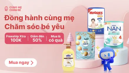 Cùng Mẹ Chăm Bé Tiki — Ưu Đãi Ngành Mẹ & Bé