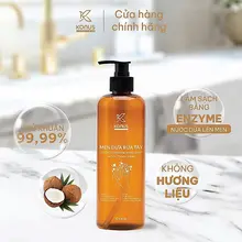 Men Dừa Rửa Tay Thiên Nhiên Konus Homecare Nước Dừa Lên Men & Nước Lá Dứa Làm Sạch, Giữ Ẩm Da Tay